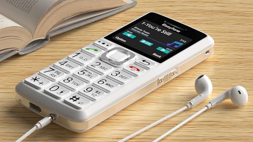Easyfone T200 4G Unlocked Feature Cell Phone, Easy-to-Use Clear Sound Basic Dumb Mobile Phone with FM Radio, Flashlight, SOS Button, Bluetooth, Mini-Games, No Internet Access (White) | Easy-to-use, Long time standby, No social media, Big buttons, Emergency SOS Button - Image 5