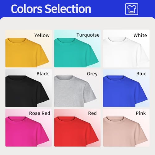 Custom T Shirts - Customized Text T-Shirts Bulk, Personalized Tshirts Gifts for Company, Team| Design Your Own T Shirt Front & Back| Unisex Men's Women's Comfort Cotton Fitted Tees Black2