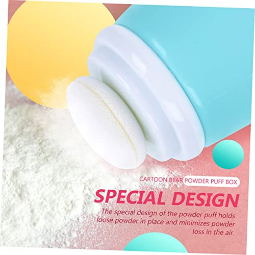 CIYODO 2 Pçs Caixa De Sopro De Bebê Pó De Bebê Para Banho Recém-Nascido Kit De Pó De Bebê De Viagem