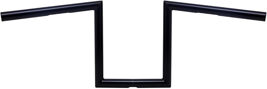 Motorcycle Balance Bar Fit For Bob Sportster XL 883 1200 Fat Boy Shadow Intruder Vulcan Road Star 25mm 1'' HandleBars Z Bar Ape Hanger Motorcycle Handlebar CrossbarMatted Black 10 inch