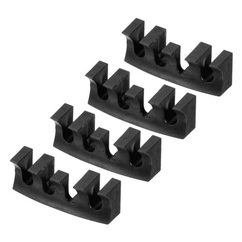 Écarteur de charge badminton M METERXITY pour protection et cordage de raquette, lot de 4 noir