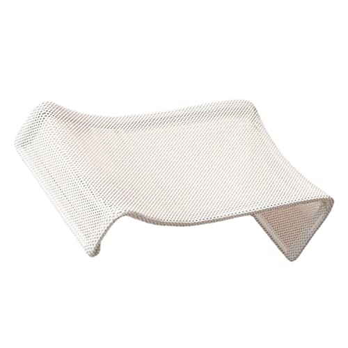 Toddmomy Bath Cushion Newborn Bath Babies Net Bathtubs for Tub Support for Bath White Carbon Steel