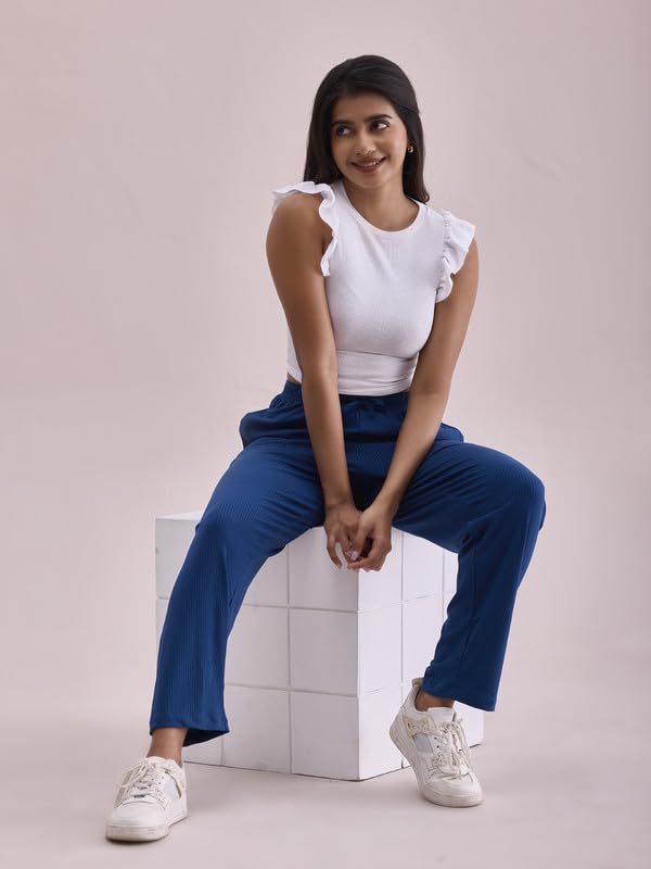 Image of GO Colors Women Rib Pant