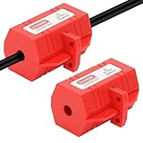 TOKCKYBL Lockout Tagout Electric Plug Lock, 110V-125V Industrial Grade Electric Cord Plug Lockout Device - Safety for Home, Factory, Outdoor - Small Childproof Cord Locks, 2 Pack