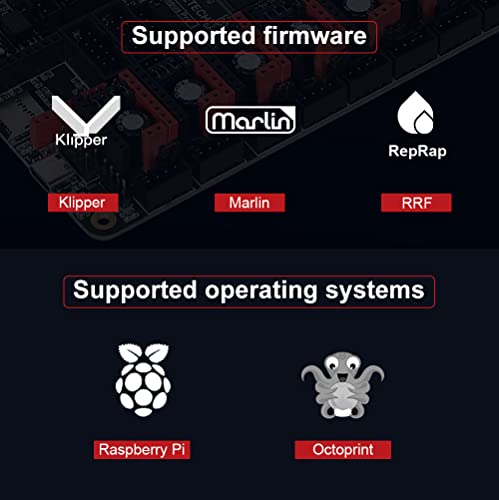 BIGTREETECH Octopus Pro V1.0.1 Controller Board 32bit Motherboard, Unterstützt Leistungsstarke DIY Klipper Marlin 2.0 für Voron 2.4 3D-Drucker (STM32F446ZET6) – Bild 5