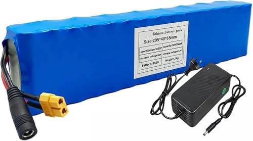 Batería de iones de litio 60V 38Ah para bicicleta eléctrica y scooter 1000W XT30