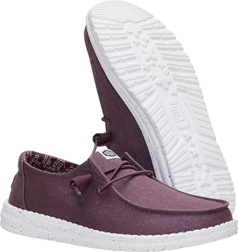 Image of HEYDUDE Women's Wendy Stretch Canvas Slip On Shoes | Easy On Loafer