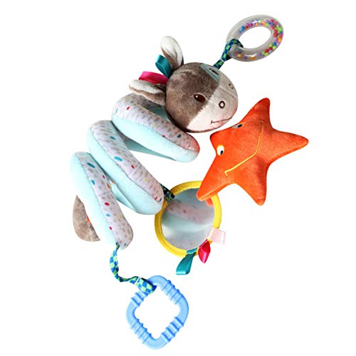 Toyvian Berço Do Bebê Brinquedos Chocalho Berço Do Carro Animal Brinquedos Pendurados Cama Brinquedo