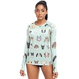 Tendance et polyvalent : nos rashguard pour femme présentent un imprimé élégant et une silhouette classique, ce qui en fait une pièce polyvalente qui complète une large gamme de morphologies.