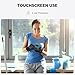 SWIFTLITE Black Vinyl Gloves, Food Grade Gloves Disposable Latex Free & Powder Free, Guantes for Cleaning Cooking Food Prep (100, Large)