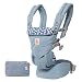 Ergobaby Omni 360 All-in-One Ergonomic Baby Carrier, All Carry Positions, Newborn to Toddler, Blue Daisies