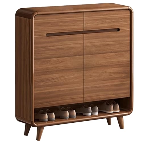 Zapatero con cajón grande, capacidad para 45 pares, almacenamiento multiusos para zapatos, estantes ajustables, diseño elevado para pasillo, entrada o armario (60 cm)