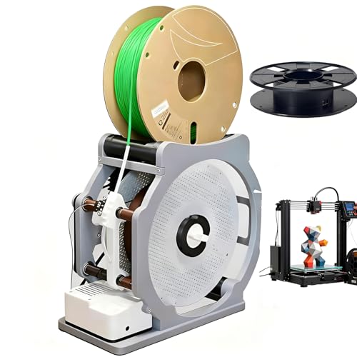 Filament industriel 3d toujours prêt grâce à l'enrouleur électrique en atelier