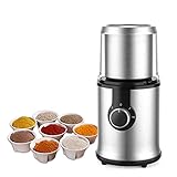 コーヒーグラインダ コーヒーミル 300ハイパワー10Sで急速挽く 電動コーヒーミル 豆挽き 緑茶や胡椒などにも適用 一台多役 最大100g大容量 電動ミル 誕生日/就職祝い プレゼント