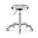 Taboła do pracy stołek metalowy poduszka stołek regulowany hydrauliczny podnoszący stołek stołek baru stołka (srebro, można zamówić w luzie)