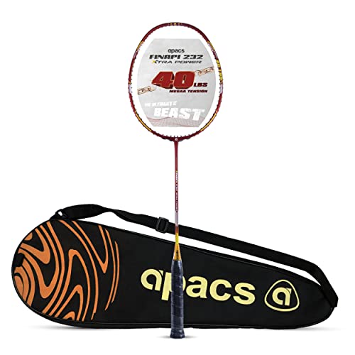 Apacs Finapi 232 Xtra Power (40LBS, 100 Top Grade UHM Japanese Graphite) Extra Strong