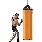 [Diseño de refuerzo]: el cinturón cruzado en forma de cruz que cuelga en la parte inferior del saco de arena, no se preocupe. La cinta está hecha de tecnología trenzada, que es estable y estable.
