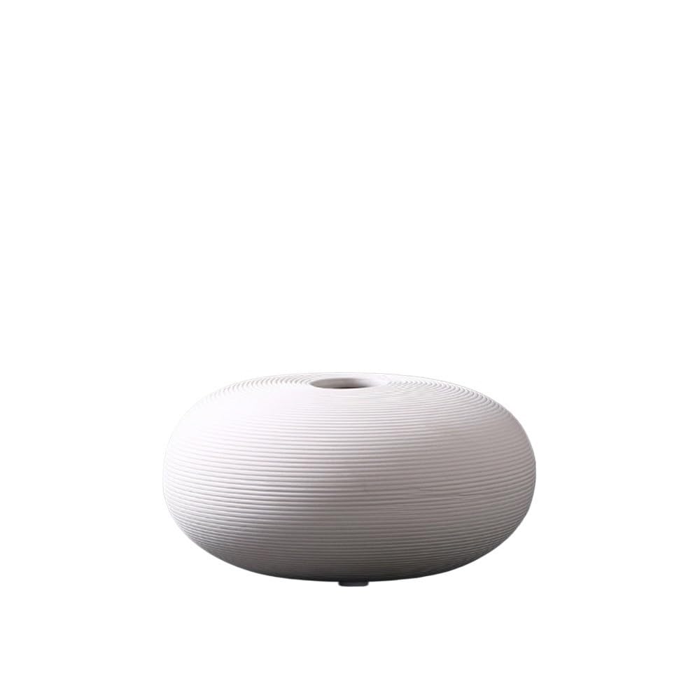 flower vase Vintage Round White Ceramic Vase Living Room Arrangement Flower
