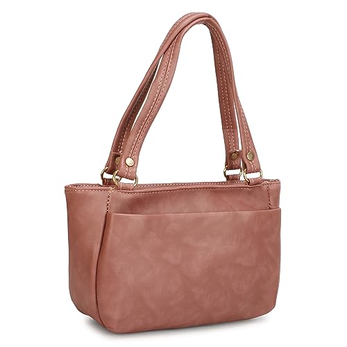 Image of Women Handbags Shoulder Hobo Bag Purse Trendy Casual Lightweight Slingbag (Pink)