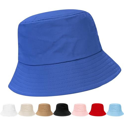 Image of NPQQUAN Bucket Hats for Men Women Packable Foldable Sun Hats for Women Beach Travel Cap