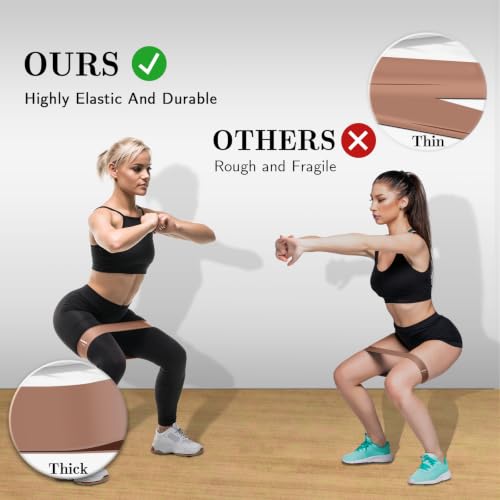 Image of Resistance Bands for Working Out, 5 Levels Elastic Exercise Bands