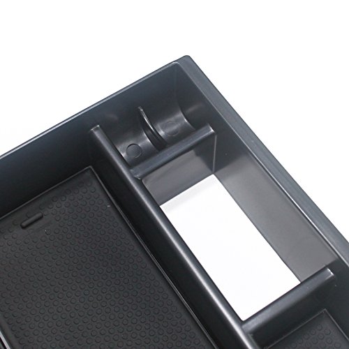 1PCS Plastic Interior Front Center Console Armrest Organizer Tray Storage Box For Jaguar XF 2010-2015