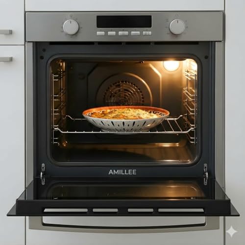 Image of Ceramic Dinner Plates Set of 1, 8 Inch Porcelain Salad Dessert Round Plates, Microwave, Oven and Dishwasher Safe, Kitchen Plates, Serving Dishes plates (DINNER PLATE DROPLATE PRINT , pack of 1)