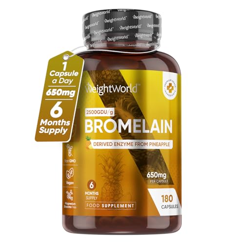 Bromelain High Strength Supplement 650mg Capsules