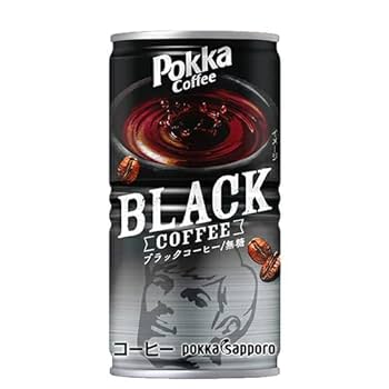 Amazon.co.jp: Pokka Sapporo Pokka Coffee, Black, 6.5 oz (185