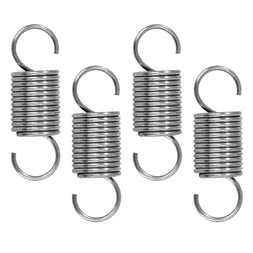 GUNGY Resortes de Extensión 35mm Muelles de Tensión con Gancho Muelle de Acero Inoxidable Diámetro Exterior 12mm Diámetro Alambre 1,2 mm Fuerza Resorte 3,2KG 4 Piezas