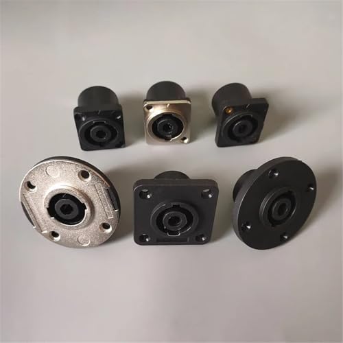 Conectores Speakon chasis tipo D con carcasa resistente para sonido 7