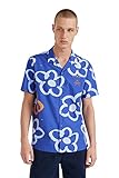 desigual shirt grün  Desigual Men\'s CAM_Felix,5000 T-Shirt, Blue, L