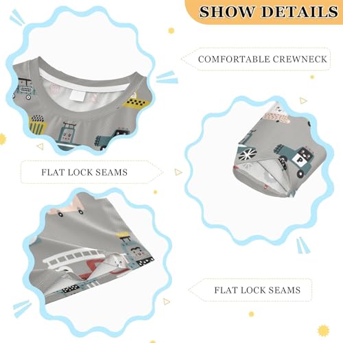 Image of CaTaKu Boys Swim Shirt Toddler Rash Guard Long Sleeve Swimsuit for Boys Girls UPF 50+ 3-12T