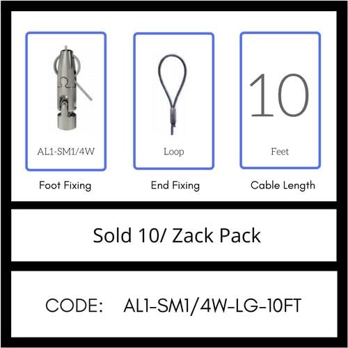 GRIPPLE UL Approved Angel Swivel Male 1/4