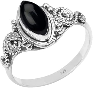 Gemstone Ring, 925 Sterling Silver Ring Statement Ring For Women - Girls, 5X10mm Natural Marquise Shape Gemstone Ring, Christmas Gifts, Gemstone Ring Size US Handmade Ring