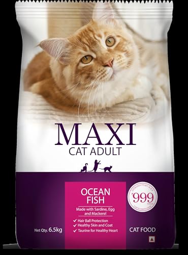 Image of Maxi Ocean Fish Dry Cat Food 6.5kg, Adult