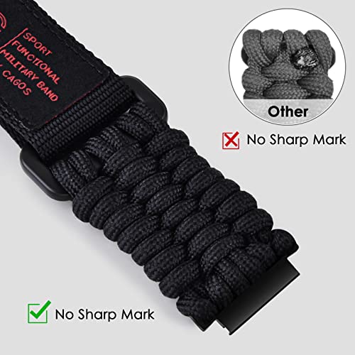 CAGOS Compatible with Apple Watch Bands 42mm 44mm Women Men, 3 Packs Sport Loop Waterproof Silicone Replacement Strap Wristband for iWatch Series 5/Series 4/3/2/1