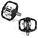 Amazon.co.uk AEYINO SPD Pedals - Aluminum Mountain Bike Clip in SPD Flat Sided Pedals - Road Bike MTB Bicycle Clipless Sealed Bearing Cycling Clips Pedal Compatible with SPD Cleats Sealed Cartridge Bearings #ad #ad