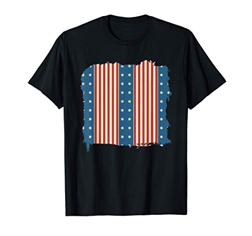 Retro American Flag Patriotic Vintage US Citizenship Gifts Camiseta