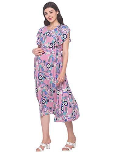 Image of AV2 Women Maternity Feeding Dress | Feeding Kurti | Nursing Dress -5071