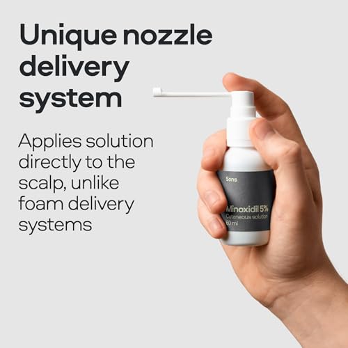 Sons Complete Hair Loss Treatment - Minoxidil 5%, Biotin, & DHT Blocking Shampoo - Hair Growth Solution for Men's Hair Loss & Thinning - Promotes Strong & Thick Regrowth - 1 Month Supply - Image 5