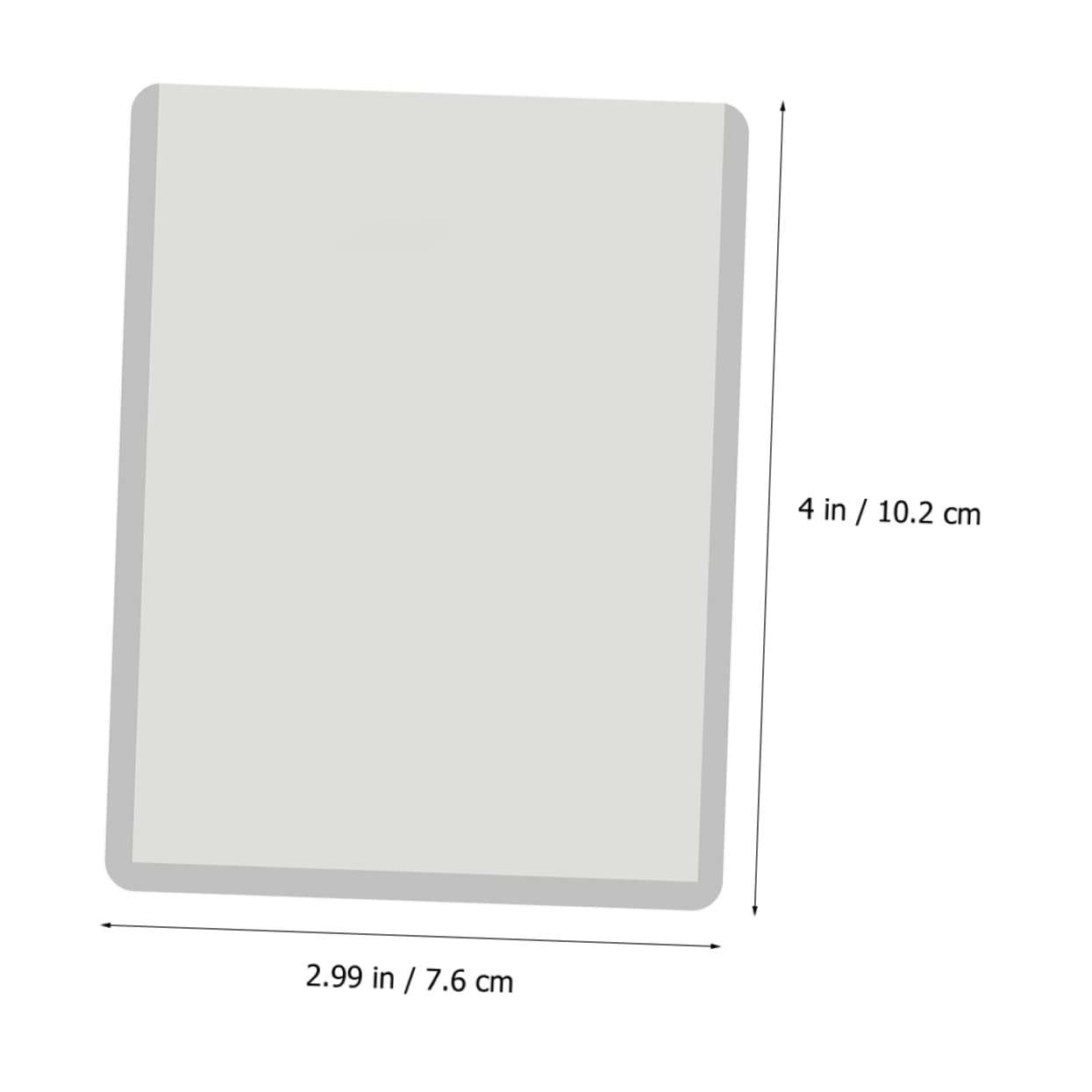 Buste Protettive Standard per Carte Collezionabili Blu 100 Pezzi Pvc
