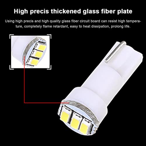 cciyu 20x T5 17 74 73 3-3014SMD lámparas LED blancas miniatura 3