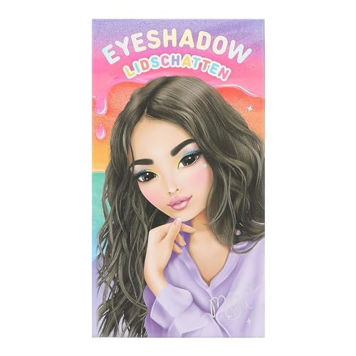 Depesche 12692 TOPModel Beauty and Me-Set de Sombras de Ojos en 5 Colores, Incl. Accesorios, Multicolor, 13 cm x 7 cm x 1.5 cm