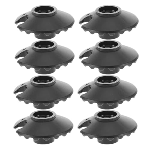 Homoyoyo 8pcs Trekking Pole Basket Replacement Accessories round Mud and Snow Baskets for Hiking Walking Sticks Outdoor Stability Versatile