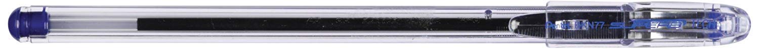 Pentel Superb Ball Pen Fine 0.7mm Tip 0.25mm Line Blue Ref BKN77-C [Pack of 12]