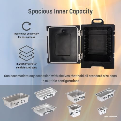 Carlisle Foodservice Products PC300N03 Cateraide Insulated Front Loading Food Pan Carrier thumb #2
