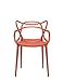 Produktbild Kartell 0586515 Masters Essstühle, Plastik, orange, 55 x 83 x 53.5 cm,2 Stühle