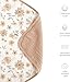 Konssy Muslin Baby Blankets for Girls Boys, 100% Cotton Crib Blanket for Infant Toddler, Super Soft and Lightweight Nursery Swaddling Wrap 40