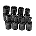 Ideal Electrical 33300-I 8 Piece Fractional Impact Socket Set 3/8 in. Drive